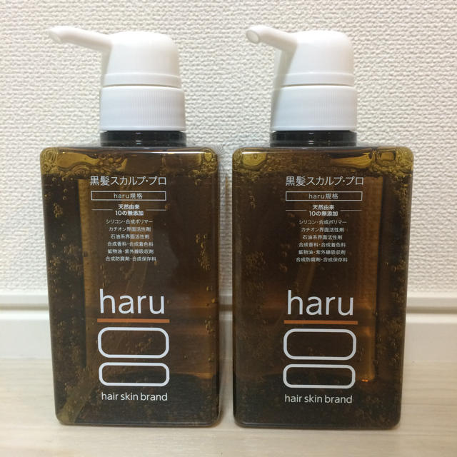 ヘアケア/スタイリング【新品＊未開封】haru ノンシリコンシャンプー 2本セット