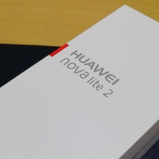 アンドロイド(ANDROID)のhuawei nova lite 2 ブルー　未使用品(スマートフォン本体)