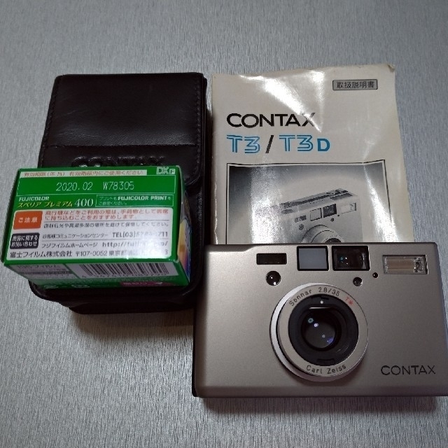 京セラ(キョウセラ)のCONTAX t3 スマホ/家電/カメラのカメラ(フィルムカメラ)の商品写真