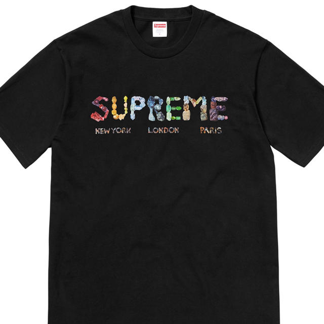 ブラック Mサイズ Supreme Rocks Tee