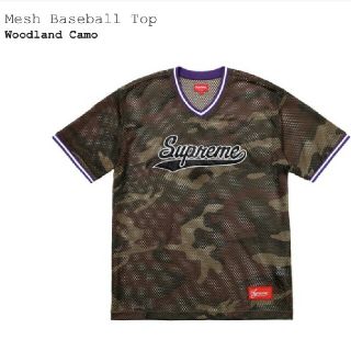 シュプリーム(Supreme)の送料込みsizeL supreme MESH baseball top(Tシャツ/カットソー(半袖/袖なし))