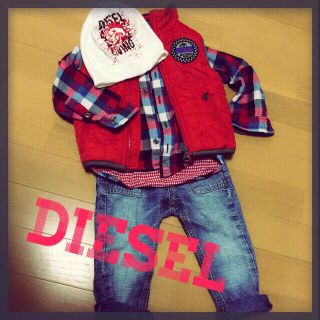 ディーゼル(DIESEL)のダウンベスト＆コットンビーニー(その他)