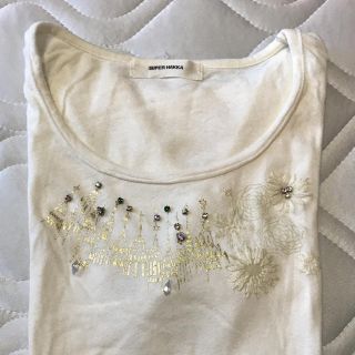 フレイアイディー(FRAY I.D)のビジュー・刺繍Tシャツ(Tシャツ(半袖/袖なし))