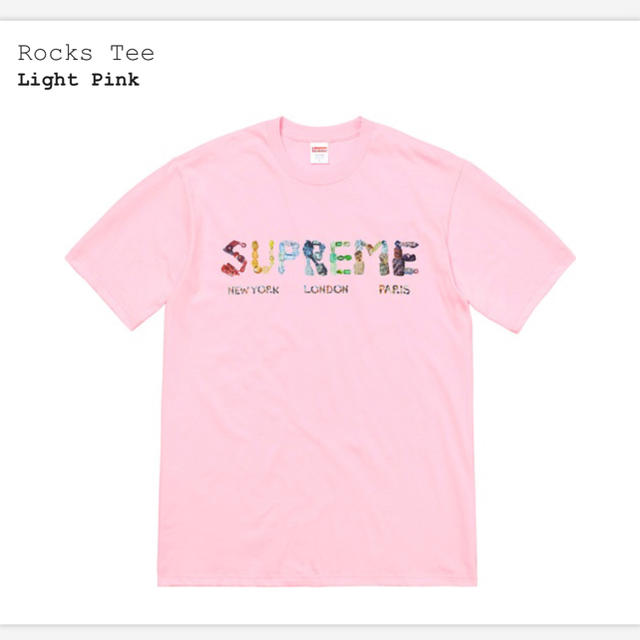 MMサイズ ピンク Supreme Rocks Tee ロック ロックスTシャツ/カットソー(半袖/袖なし)
