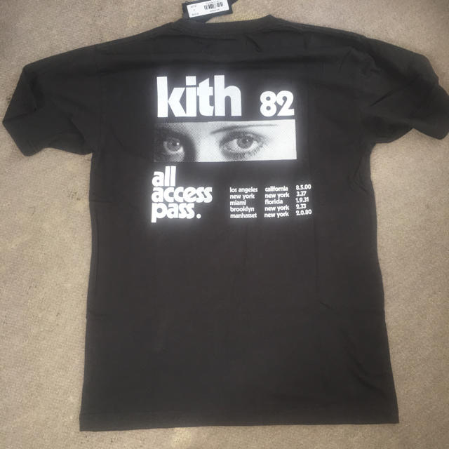 黒S kith all access pass tee black  メンズのトップス(Tシャツ/カットソー(半袖/袖なし))の商品写真