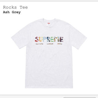 シュプリーム(Supreme)のSupreme Rocks Tee M Ash Grey(Tシャツ/カットソー(半袖/袖なし))