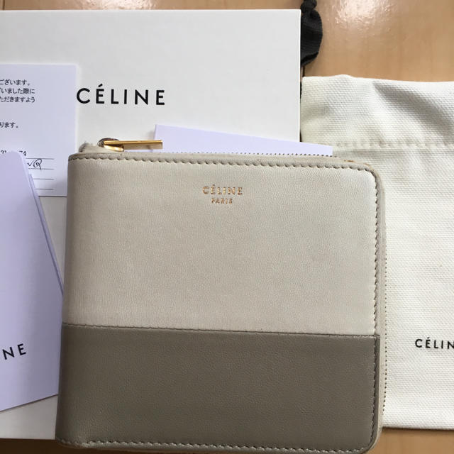 celine - セリーヌ バイカラー二つ折り財布の通販 by やきどちゃん's shop｜セリーヌならラクマ