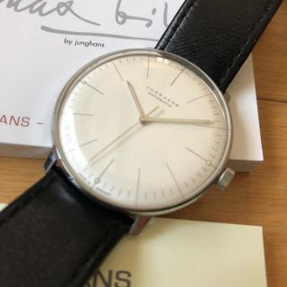 ユンハンス(JUNGHANS)のやまいまマン様専用 ユンハンス マックスビル 自動巻 美品 値下げ(腕時計(アナログ))