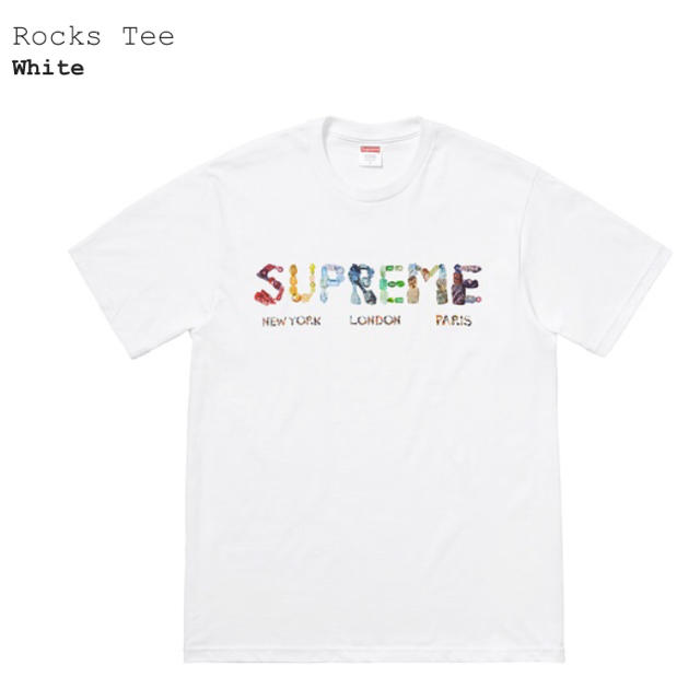 M supreme  Rocks Tee ホワイトトップス