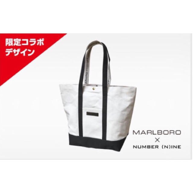 NUMBER (N)INE(ナンバーナイン)の【非売品】マルボロ × ナンバーナイン ✳︎ キャンバス トートバッグ 【限定】 メンズのバッグ(トートバッグ)の商品写真