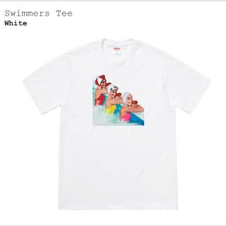 シュプリーム(Supreme)のM supreme swimmers Tee ホワイト(Tシャツ/カットソー(半袖/袖なし))