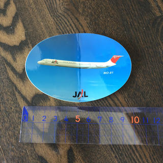 JAL MD-81 ステッカー(航空機)