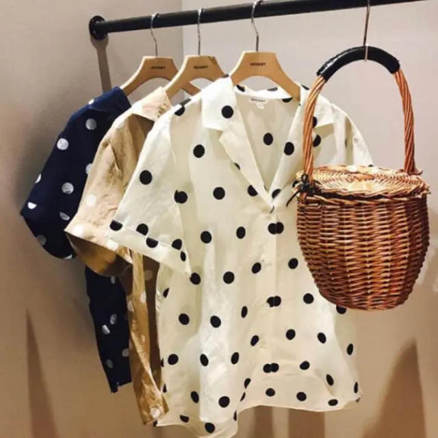 Moussy HALF SLEEVE LINEN DOT SHIRT 1