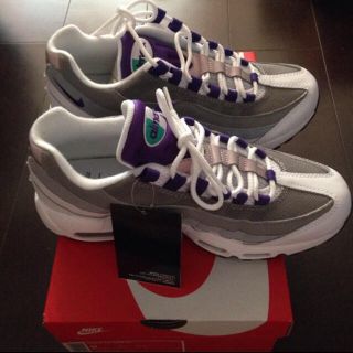 ナイキ(NIKE)のWMNS AIR MAX 95 GRAPE(スニーカー)