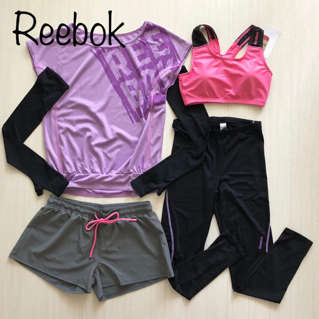 Reebok(リーボック)の新品 Reebok 水陸両用 水着 フィットネスウェア 9M VIO 体型カバー レディースの水着/浴衣(水着)の商品写真