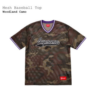 シュプリーム(Supreme)のSupreme Mesh baseball top(Tシャツ/カットソー(半袖/袖なし))