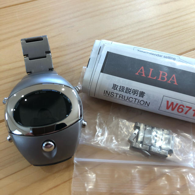 ALBA(アルバ)のアルバ スプーン チタン製 メンズの時計(腕時計(デジタル))の商品写真