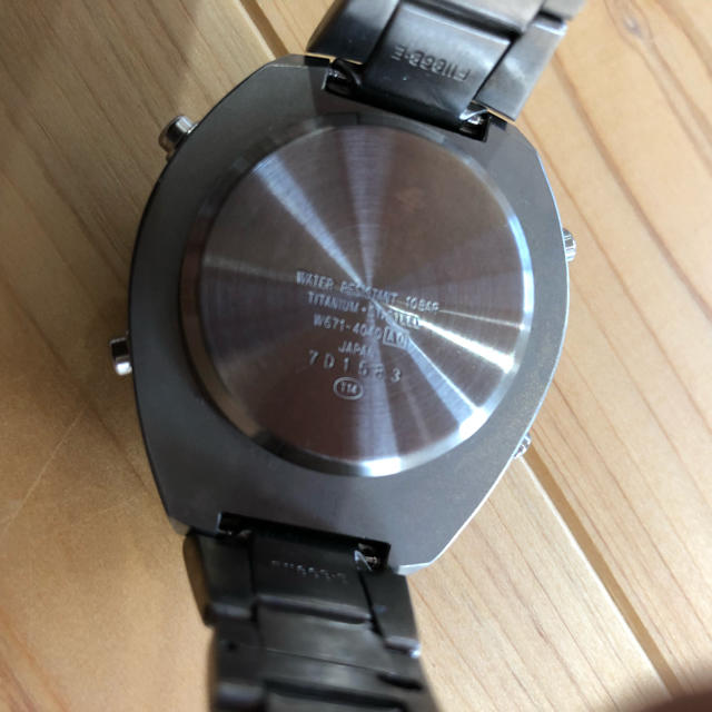 ALBA(アルバ)のアルバ スプーン チタン製 メンズの時計(腕時計(デジタル))の商品写真