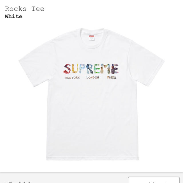 ✨送込✨ 【M】 supreme  rocks tee 白 ホワイト