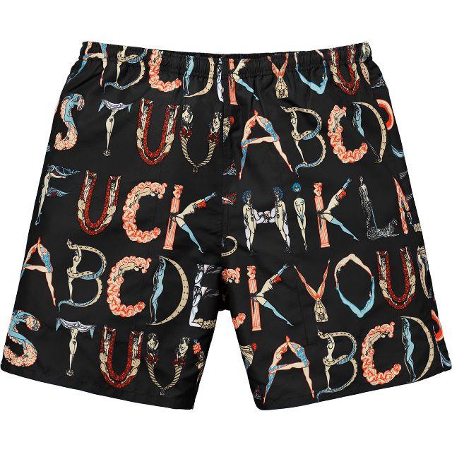 Supreme Alphabet Water Short Black M 水着 Supreme Alphabet Water Short Black M 水着
