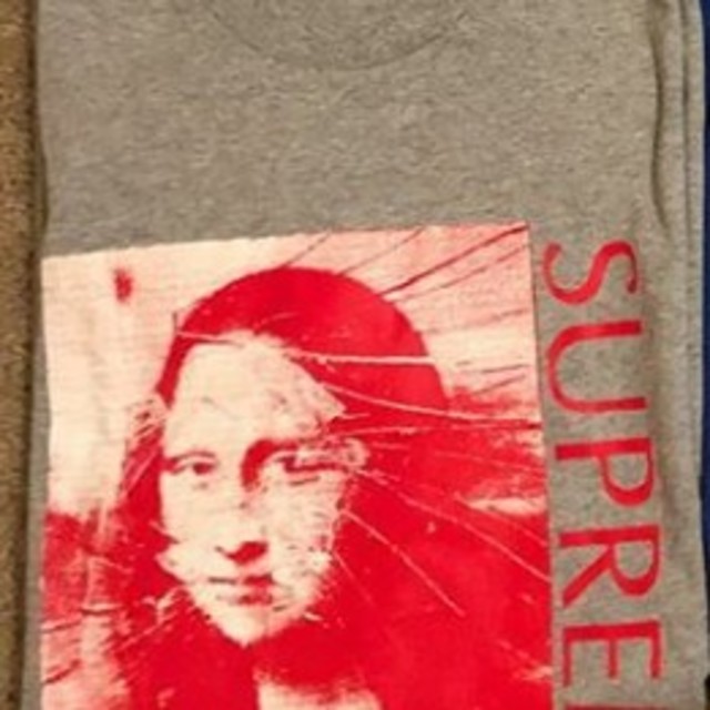 Supreme(シュプリーム)のsupreme mona lisa t モナリザ 灰 グレー S メンズのトップス(Tシャツ/カットソー(半袖/袖なし))の商品写真