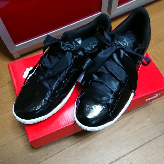 プーマ　ビッキーリボン　ピンク　PUMA