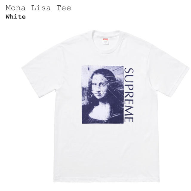 supreme 18ss mona lisa tee Mサイズ white