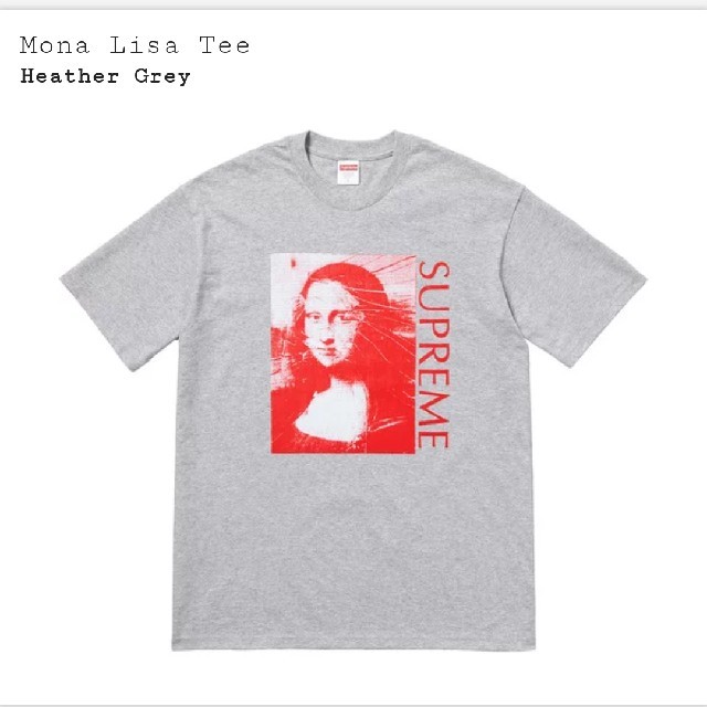 supreme 18ss mona lisa tee