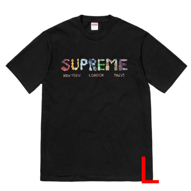 送料無料 Supreme Rocks Tee black L