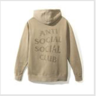 ステューシー(STUSSY)のanti social social club サンドベージュパーカー(パーカー)