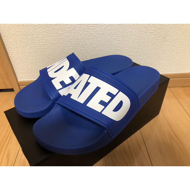 UNDEFEATED(アンディフィーテッド)のUNDEFEATED SLIDE 29cm US 11 ブルー air max メンズの靴/シューズ(サンダル)の商品写真