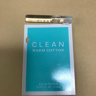 クリーン(CLEAN)の【未使用】CLEAN  ウォームコットン 1ml(香水(女性用))