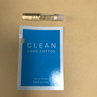 クリーン(CLEAN)の【未使用】CLEAN クールコットン 1ml(香水(女性用))