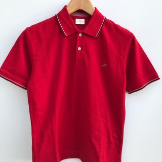 ユナイテッドアローズグリーンレーベルリラクシング(UNITED ARROWS green label relaxing)の【green label relaxing】ポロシャツ　レッド(ポロシャツ)