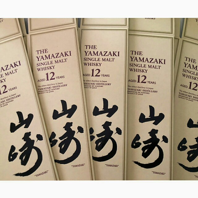 サントリー　山崎　12年　700㎖ 箱のみ５枚 食品/飲料/酒の酒(ウイスキー)の商品写真