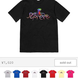 シュプリーム(Supreme)のsupream tシャツ  tentacles tシャツ(Tシャツ(半袖/袖なし))