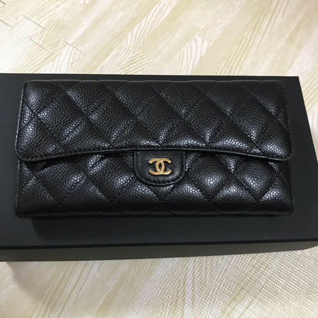 アリババ お値下げ♡CHANEL♡キャビアスキン長財布 | rachmian.com