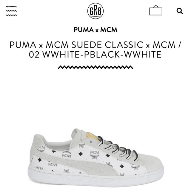 MCM(エムシーエム)の【即完売品】mcm x puma suede classic  27cm メンズの靴/シューズ(スニーカー)の商品写真