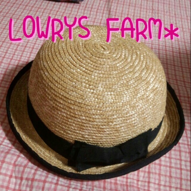 LOWRYS FARM(ローリーズファーム)のLOWRYSFARM＊麦わらぼうし レディースの帽子(ハット)の商品写真