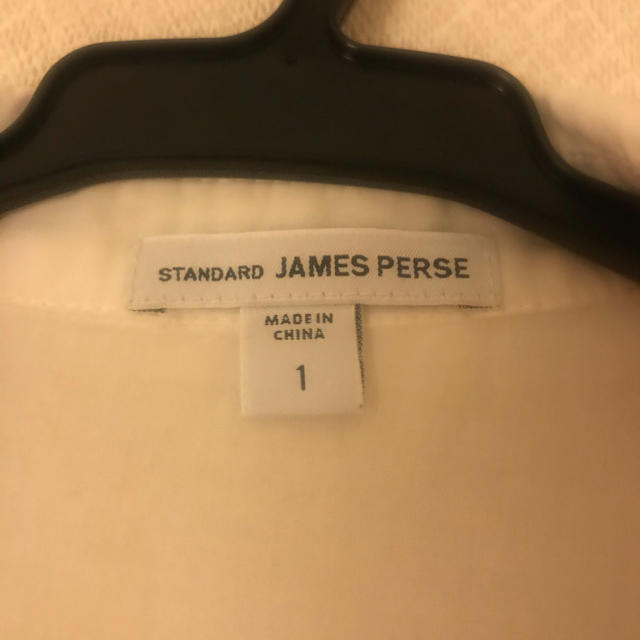 JAMES PERSE(ジェームスパース)のJames Perse 白シャツ 美品 レディースのトップス(シャツ/ブラウス(長袖/七分))の商品写真