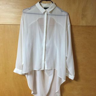 トップショップ(TOPSHOP)のTOPSHOPシースルーシャツ(シャツ/ブラウス(長袖/七分))