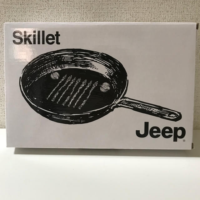 Jeep(ジープ)のジープオリジナルスキレット インテリア/住まい/日用品のキッチン/食器(調理道具/製菓道具)の商品写真