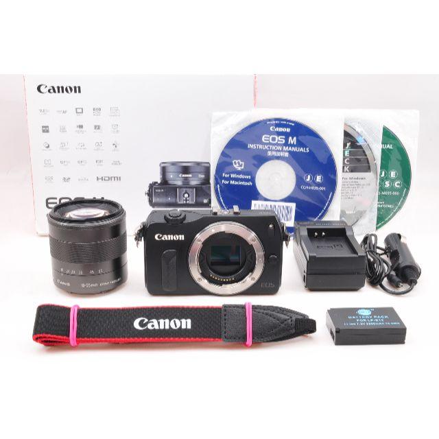 【美品】Canon キャノン EOS M ミラーレスデジタル一眼