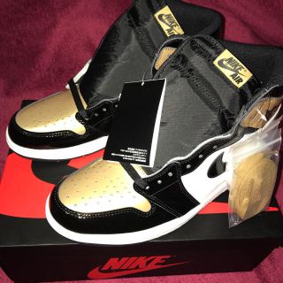 ナイキ(NIKE)のair jordan 1 retro high og nrg gold toe(スニーカー)