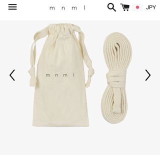 フィアオブゴッド(FEAR OF GOD)のMnml drawcord belt 白 1個(ベルト)