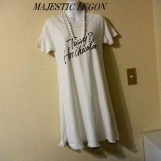 マジェスティックレゴン(MAJESTIC LEGON)のMAJESTIC LEGONマジェスティックレゴン♡Tシャツワンピース(その他)