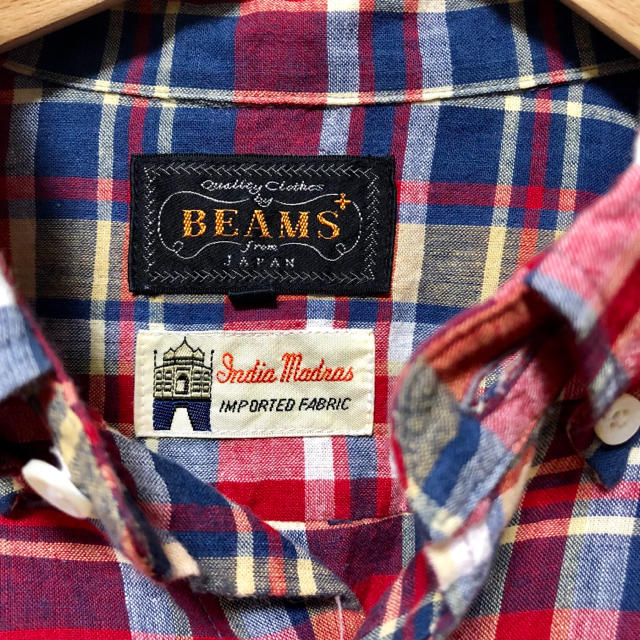 BEAMS(ビームス)の【ビームスプラス】マドラスチェック半袖シャツ メンズのトップス(Tシャツ/カットソー(半袖/袖なし))の商品写真
