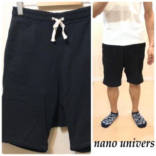 ナノユニバース(nano・universe)のnano universショートパンツサルエルハーフパンツ送料込(ショートパンツ)