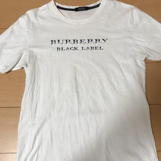 バーバリーブラックレーベル(BURBERRY BLACK LABEL)のiQLOW様 専用    BURBERRY 白 Tシャツ(Tシャツ/カットソー(半袖/袖なし))