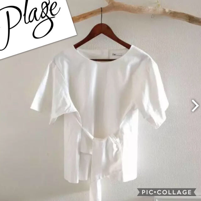 Plage(プラージュ)の【やや難あり】plage ウエストリボン プルオーバー ブラウス レディースのトップス(シャツ/ブラウス(半袖/袖なし))の商品写真